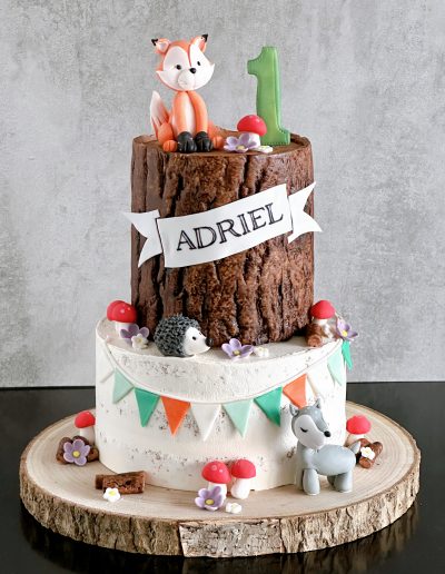 layer cake rose barbie
