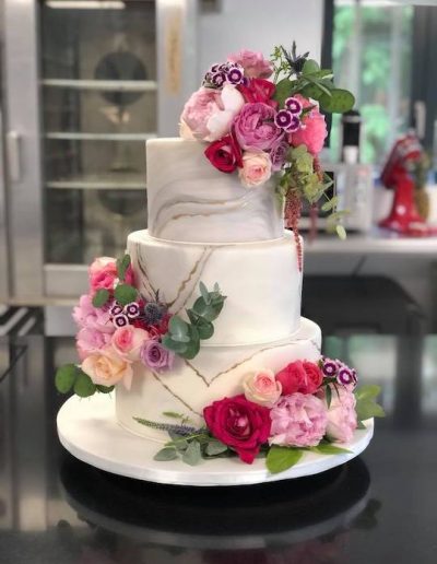 wedding cake marbré