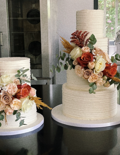 wedding cake terra cotta